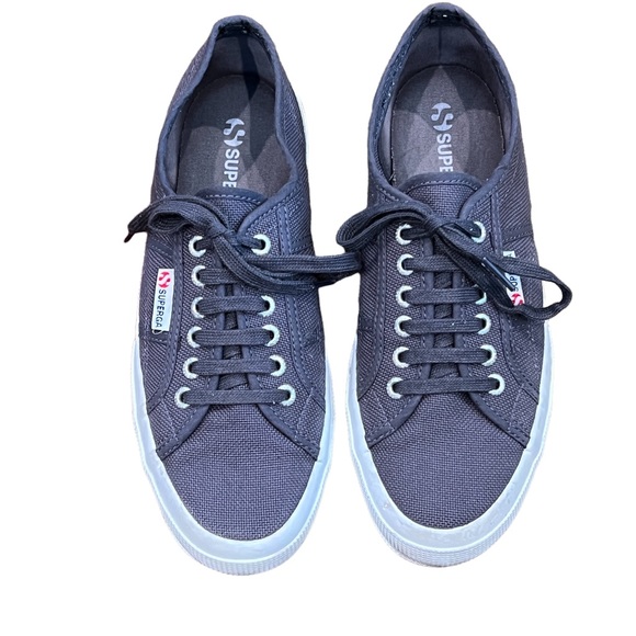 SUPERGA Sneaker Unisex Grey Woman’s 1/2Men’s Excellent Pre-Owned Co…
